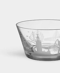 Orrefors Sweden Cities Bowls