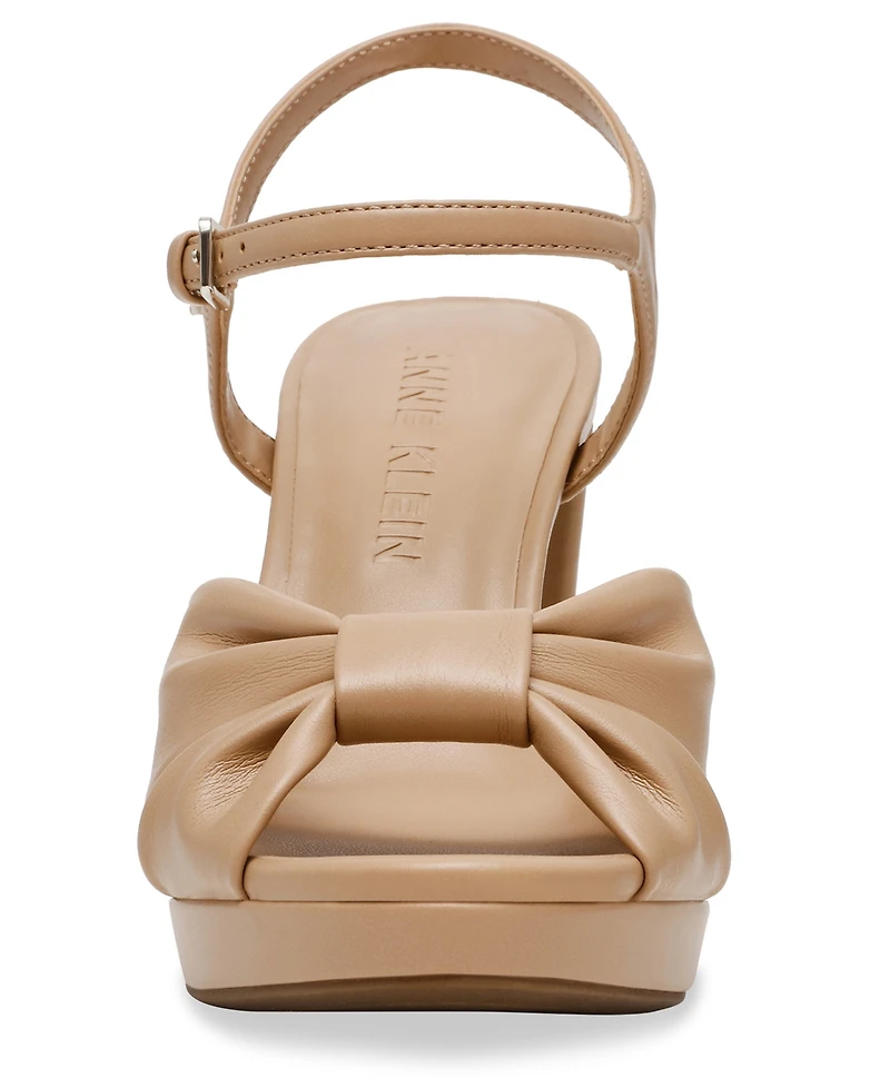 Anne Klein Women's Velia Platform Block Heel Dress Sandals