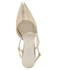 Anne Klein Women's Bliss Pointed Toe Strappy Block Heel Pumps