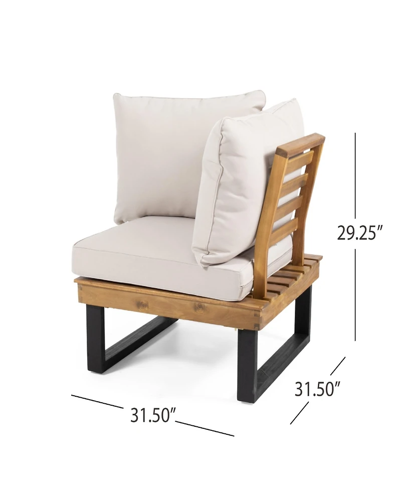 Streamdale Sebastian 4-Piece Sofa Set, Beige