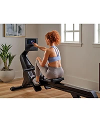 NordicTrack RW600 iFIT-enabled Rower with 7 inch Pivoting Touchscreen and SpaceSaver Design