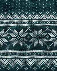 Nautica Fairisle Texture Ultra Soft Plush Fleece Blanket