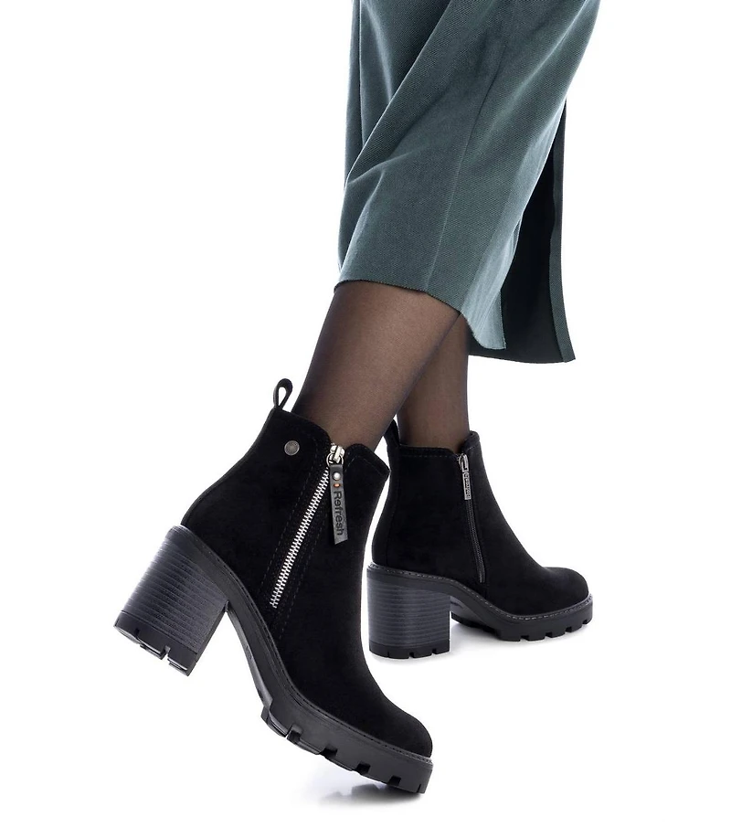 Women's Suede Ankle Booties Refresh Collection By Xti
