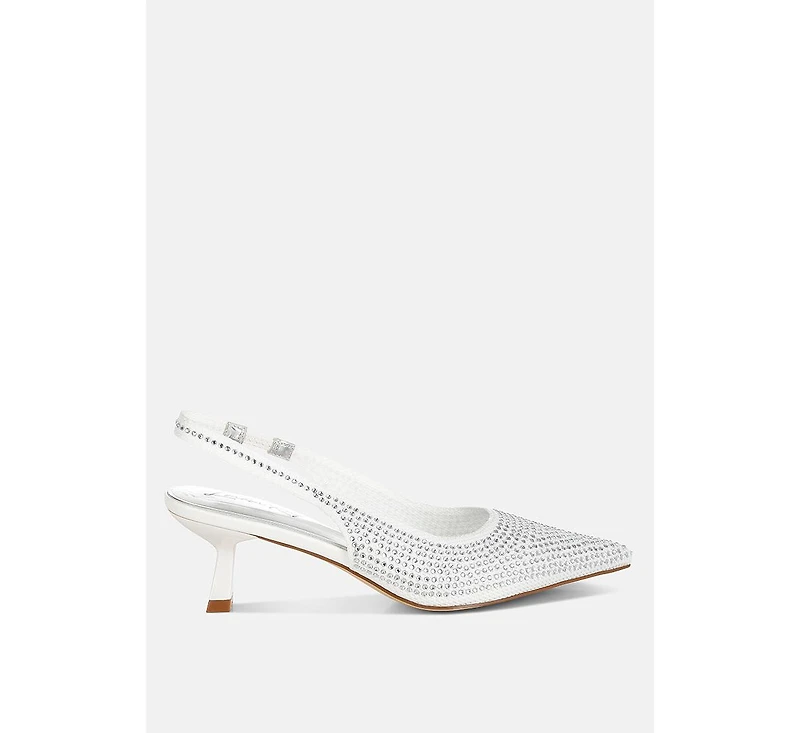 Julep Flyknit Rhinestone Slingback Sandals Women