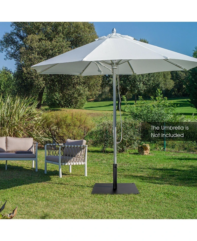 Skonyon 42 Lbs Weighted 25 Inch Square Patio Umbrella Base
