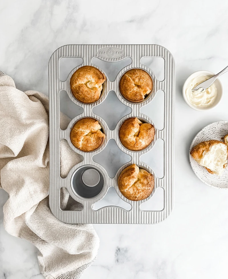 Usa Pan Popover Pan, 6 Well