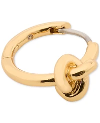 Kate Spade New York Small Knotted Huggie Hoop Earrings, 0.62"