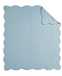 Madison Park Tuscany Scalloped-Edge Throw, 60" x 72"