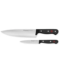 Wusthof Gourmet Black 2-Piece PrecisionEdge Chef's Set