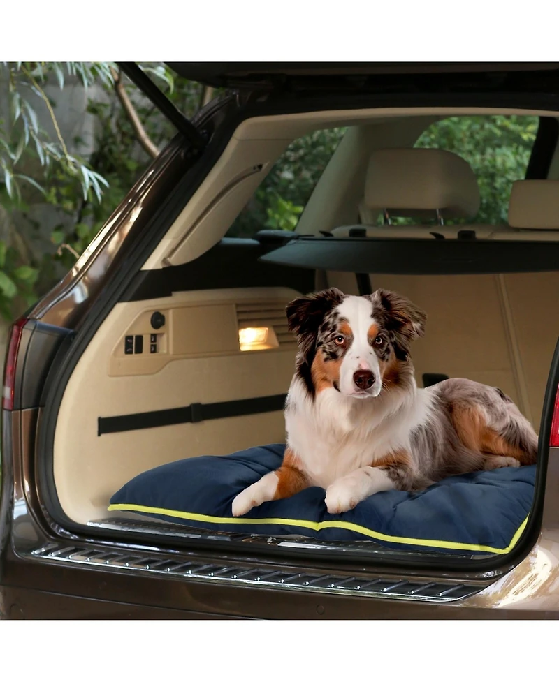 Co-Pilot Waterproof Dog Bed, Chew Proof Pet Bed, Durable Outdoor Mat for Dogs, Heavy Duty, Ideal for Travel