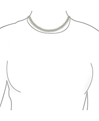 Bling Jewelry Art Deco Style Holiday Day Party Clear White Cubic Zirconia Marquise Formal Statement Tennis Necklace Prom Gold Plated