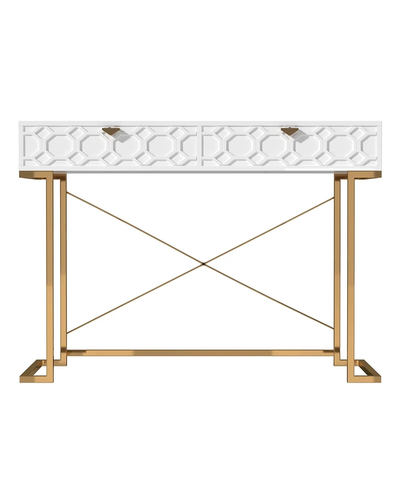 Functional Writing Desk with Ample Storage and Modern Design