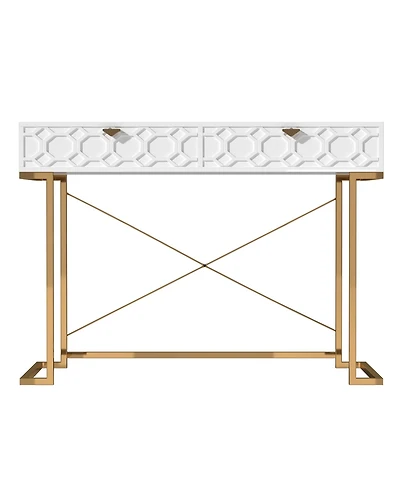 Functional Writing Desk with Ample Storage and Modern Design