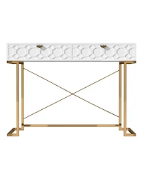 Functional Writing Desk with Ample Storage and Modern Design