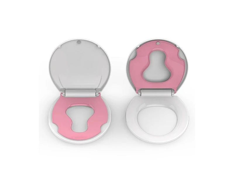 gaomon Toilet Seat Round,Toilet Seat with Toddler Seat Built in, Potty Training Toilet Seat Round Fits Both Adult and Child, with Soft Close, Easy Ins
