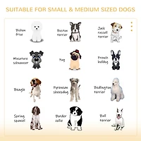 Furniture Style Dog Crate End Table with Removable Door Panel, Dog Crate Bed with Foam Cushion, Safety Lock, Indoor Use, for Small & Medium Dogs, Brow