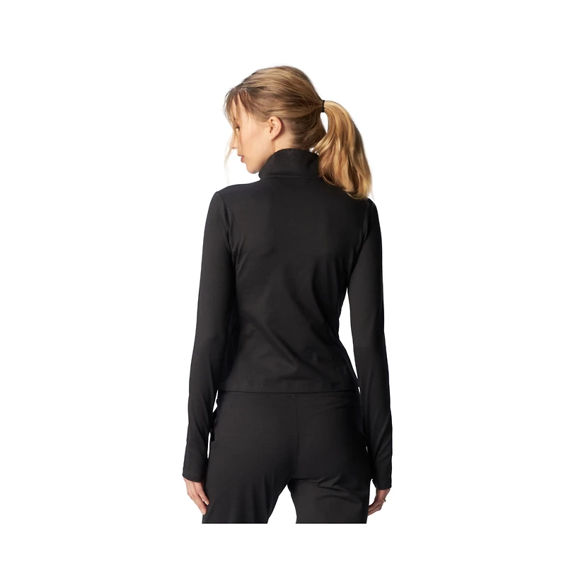 G Lifestyle Clothing Women's Soft 1/4 Zip Long Sleeve Top