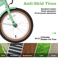 Streamdale Kids' 16" Bike with Training Wheels (Multicolor)