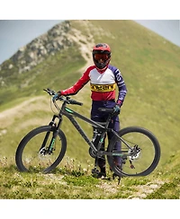 Streamdale Furniture Mountain Bike 24 Inch Wheels, 21-Speed Full Suspension Mens Womens Trail Commuter City Mountain Bike, High Carbon Steel Frame Dis