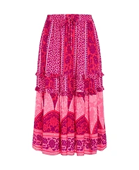 City Chic Plus Samara Print Skirt