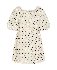 City Chic Plus 100% Linen Chrissy Print Dress