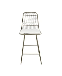 Streamdale Geometric Counter Stools with Waterproof Cushions