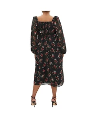 City Chic Plus Size Orla Print Dress