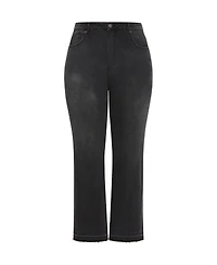 City Chic Plus Paloma Kick Flare Jean