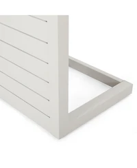 Streamdale Cape Coral Alu C-Shaped Table Grey