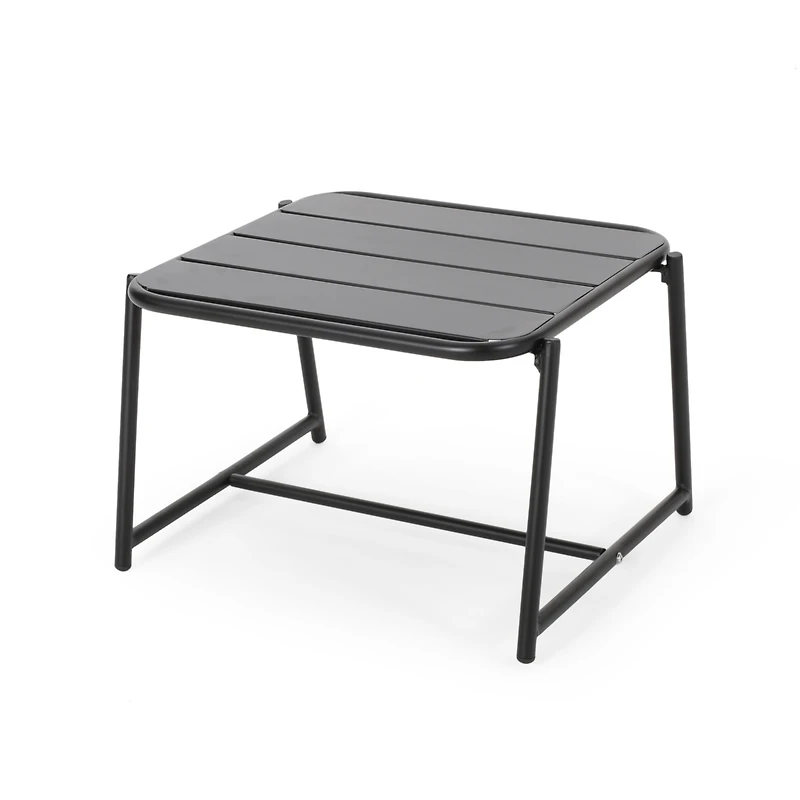 Streamdale Modern Matte Metal Side Table Enhance Your Outdoor Oasis