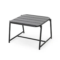 Streamdale Modern Matte Metal Side Table Enhance Your Outdoor Oasis