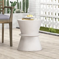 Streamdale Hourglass End Table Chic, Durable, And Assembly-Free