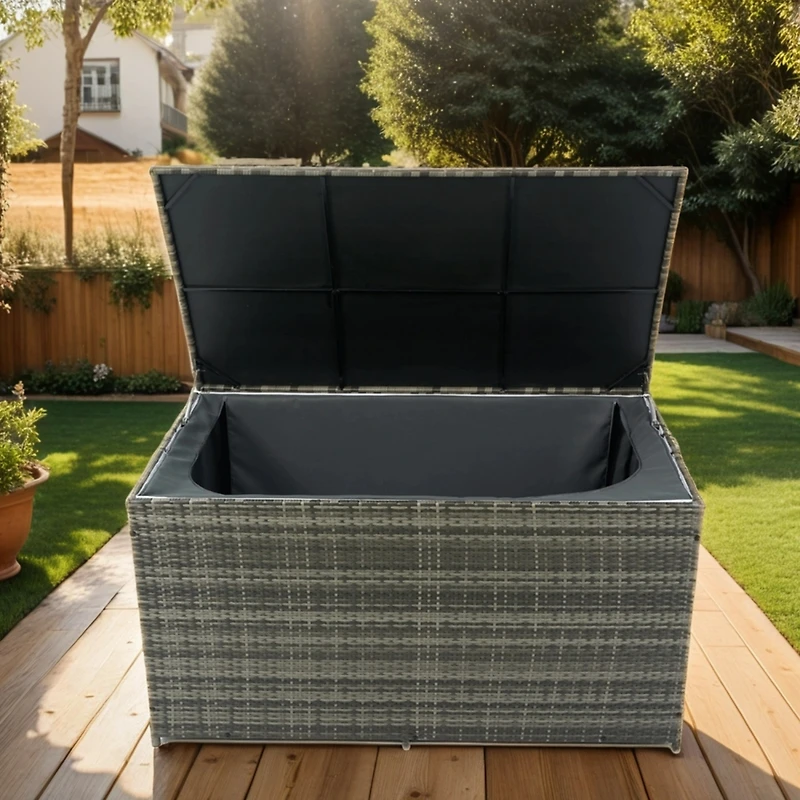 Streamdale 200 Gallon Wicker Patio Storage Box