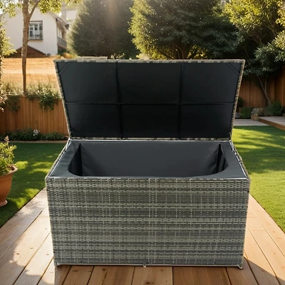 Streamdale 200 Gallon Wicker Patio Storage Box