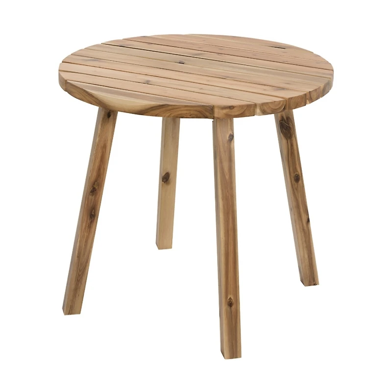 Streamdale D32x30" Round Dining Table, Solid Wood