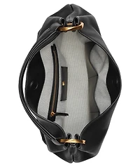 Donna Karan New York Glenwood Leather Shoulder with Tassel Detail