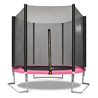 Streamdale 8FT Trampoline Outer Net-Pink and black