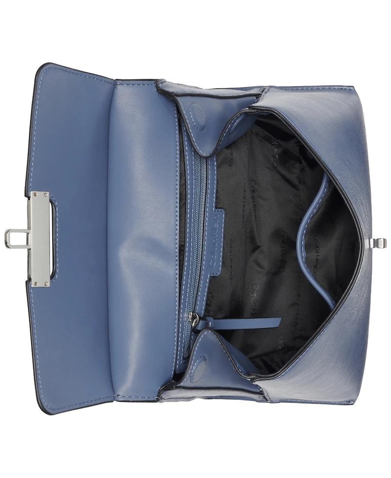 Calvin Klein Becky Convertible Turn Lock Crossbody Bag