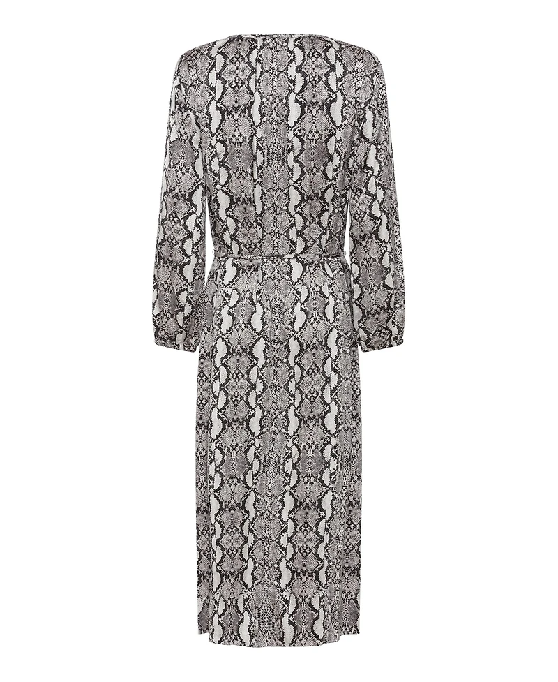 Olsen Women's Snake Print Midi Tunic Dress