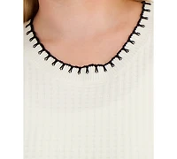 And Now This Trendy Plus Whip-Stitch Sweater Vest, Exclusively at Macy's