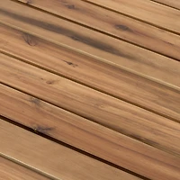 Streamdale Furniture D35.6x14.6" Coffee Table, Durable Solid Acacia Wood