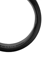 Fossil Knox Spinner Stainless Steel Band Ring