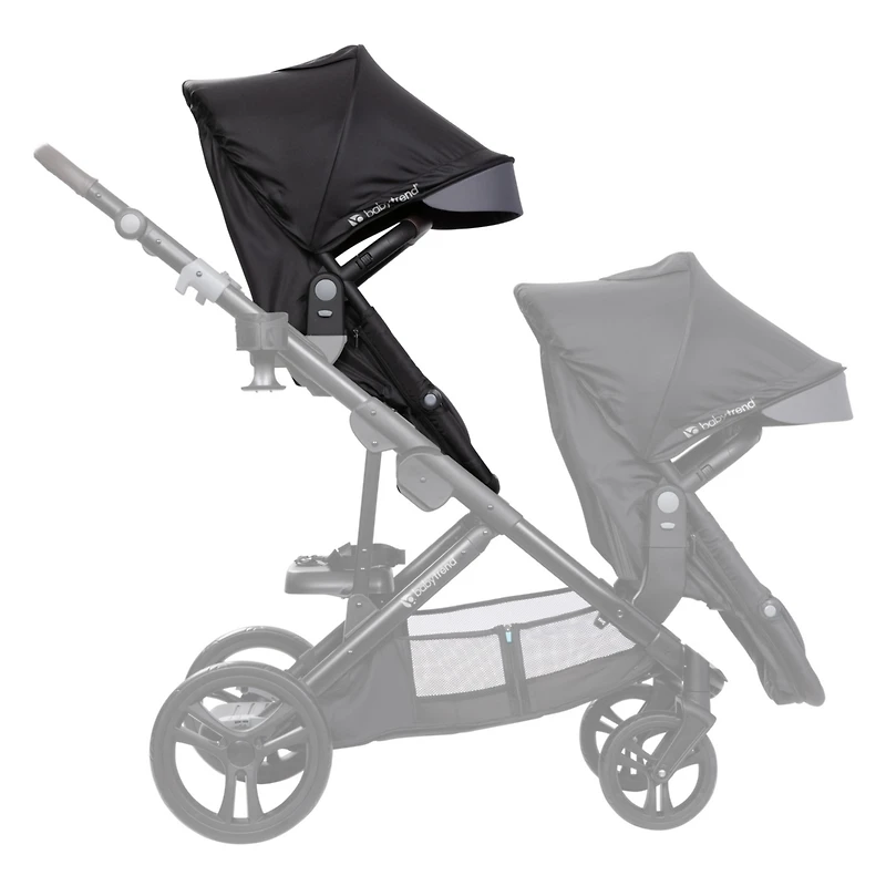 Baby Trend Baby Second Seat for Morph Single to Double Stroller - Dash Grey