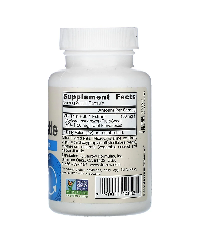 Jarrow Formulas Nutrition Milk Thistle 150 mg