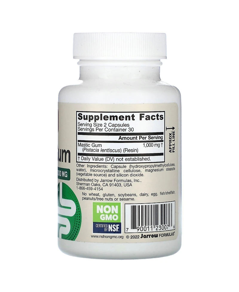 Jarrow Formulas Nutrition Mastic Gum