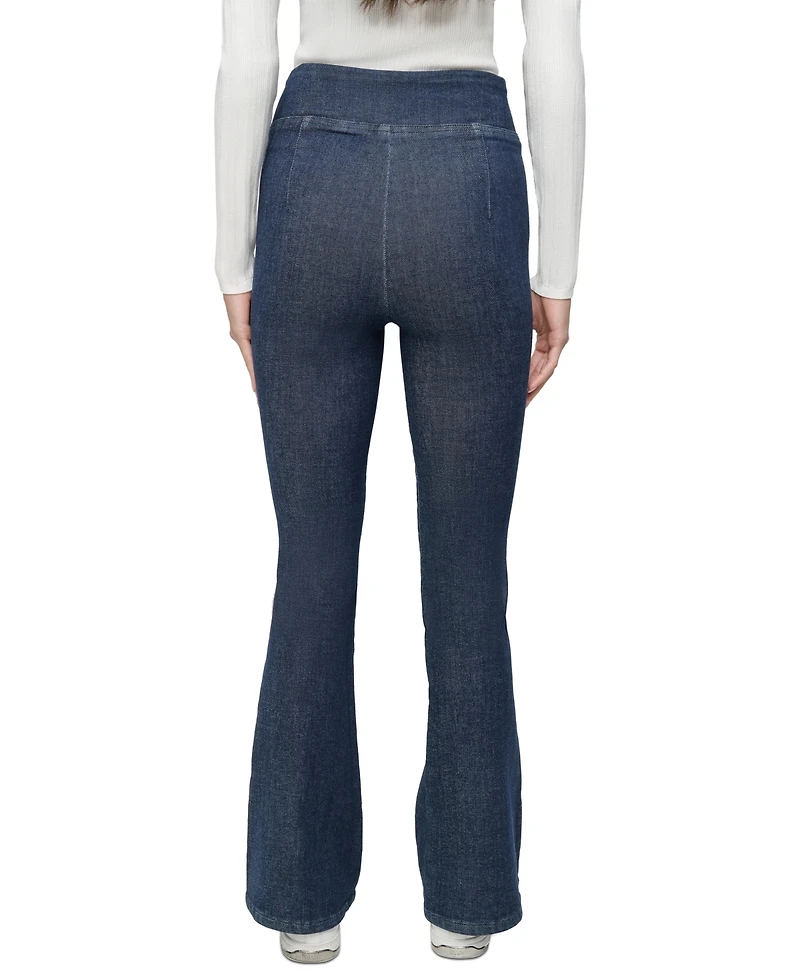 Dkny Jeans Petite High-Rise Pull-On Flare
