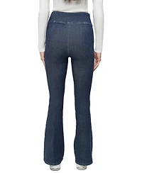 Dkny Jeans Petite High-Rise Pull-On Flare
