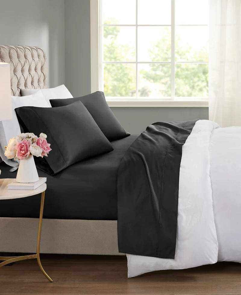 Beautyrest Cooling 600 Thread Count Cotton Blend 4-Pc. Sheet Set