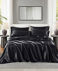 Madison Park Essentials Satin 4-Pc. Sheet Set, Twin