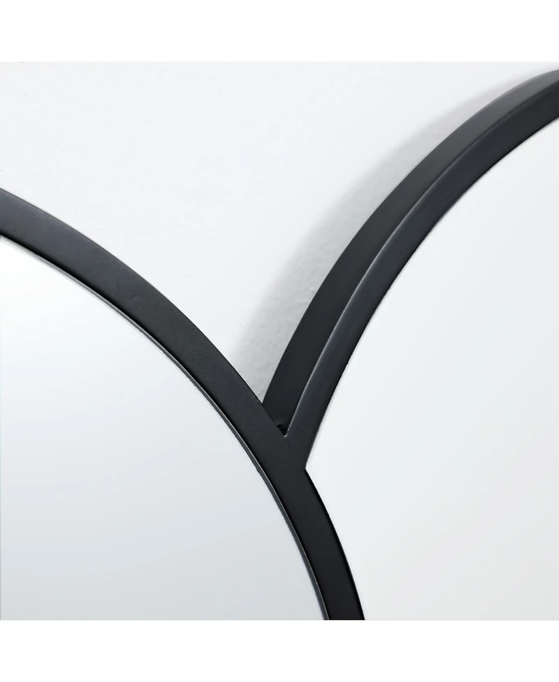 LuxenHome Triple Arch Framed Wall Mirror